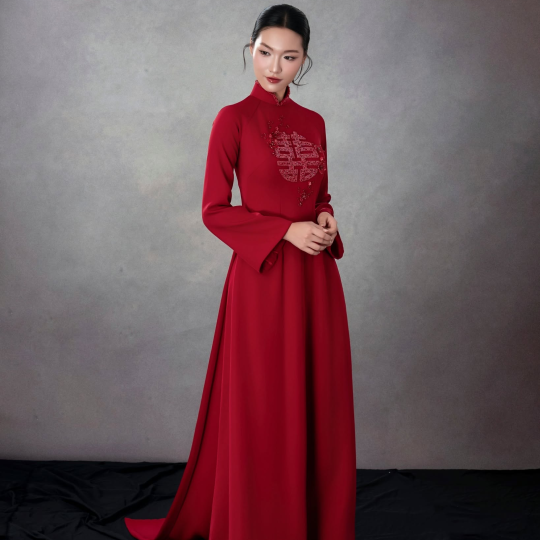 ÁO DÀI CƯỚI - LOOK 1