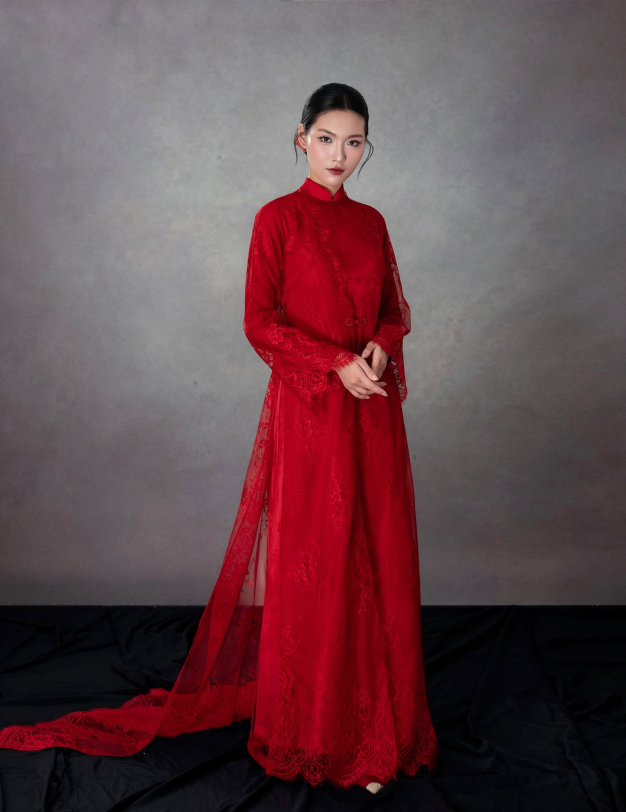 ÁO DÀI CƯỚI - LOOK 3